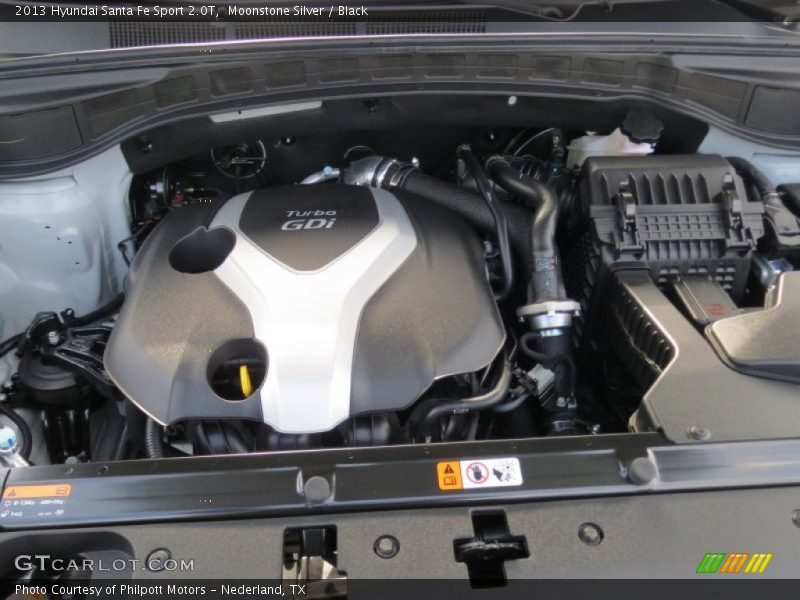 2013 Santa Fe Sport 2.0T Engine - 2.0 Liter Turbocharged DOHC 16-Valve D-CVVT 4 Cylinder