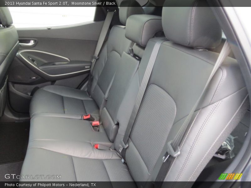 Moonstone Silver / Black 2013 Hyundai Santa Fe Sport 2.0T