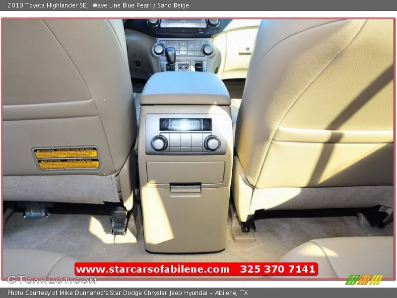 Wave Line Blue Pearl / Sand Beige 2010 Toyota Highlander SE