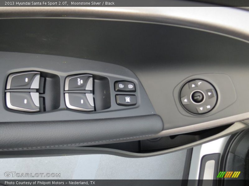 Moonstone Silver / Black 2013 Hyundai Santa Fe Sport 2.0T