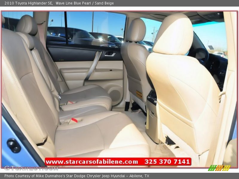 Wave Line Blue Pearl / Sand Beige 2010 Toyota Highlander SE