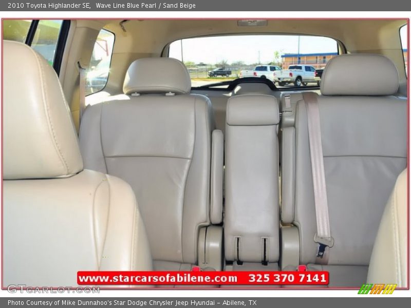Wave Line Blue Pearl / Sand Beige 2010 Toyota Highlander SE