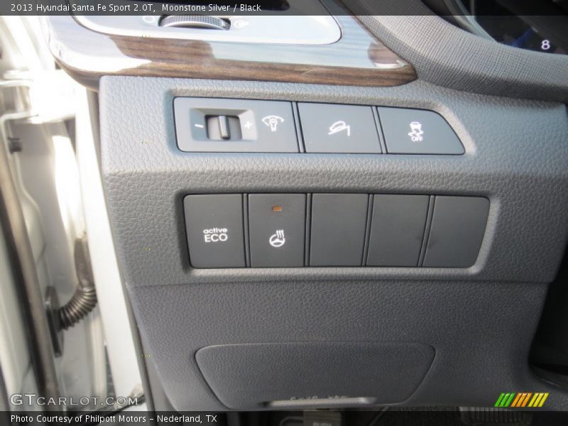 Moonstone Silver / Black 2013 Hyundai Santa Fe Sport 2.0T