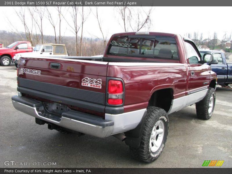 Dark Garnet Red Pearl / Agate 2001 Dodge Ram 1500 SLT Regular Cab 4x4