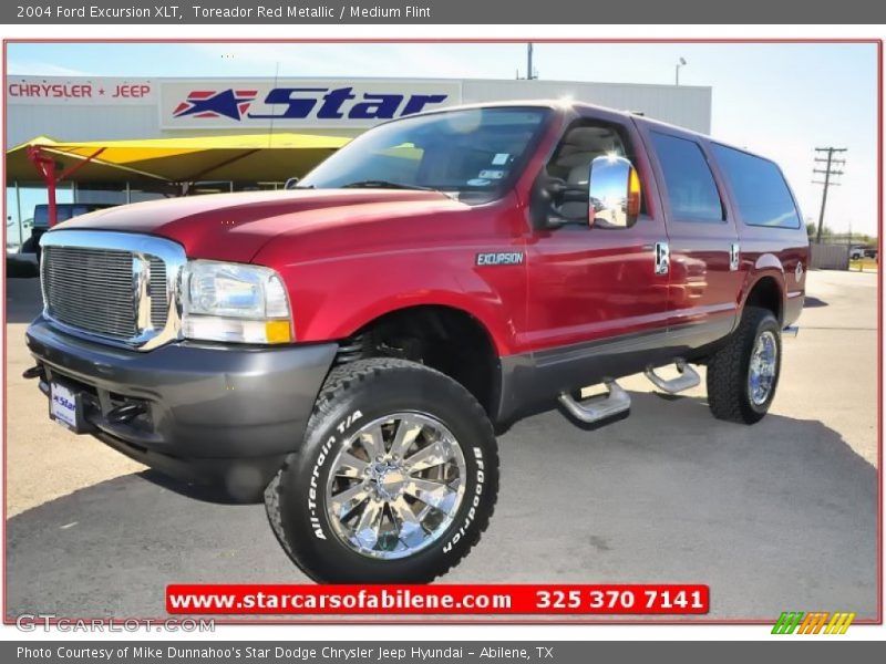 Toreador Red Metallic / Medium Flint 2004 Ford Excursion XLT