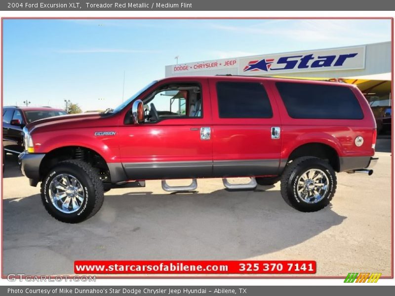 Toreador Red Metallic / Medium Flint 2004 Ford Excursion XLT