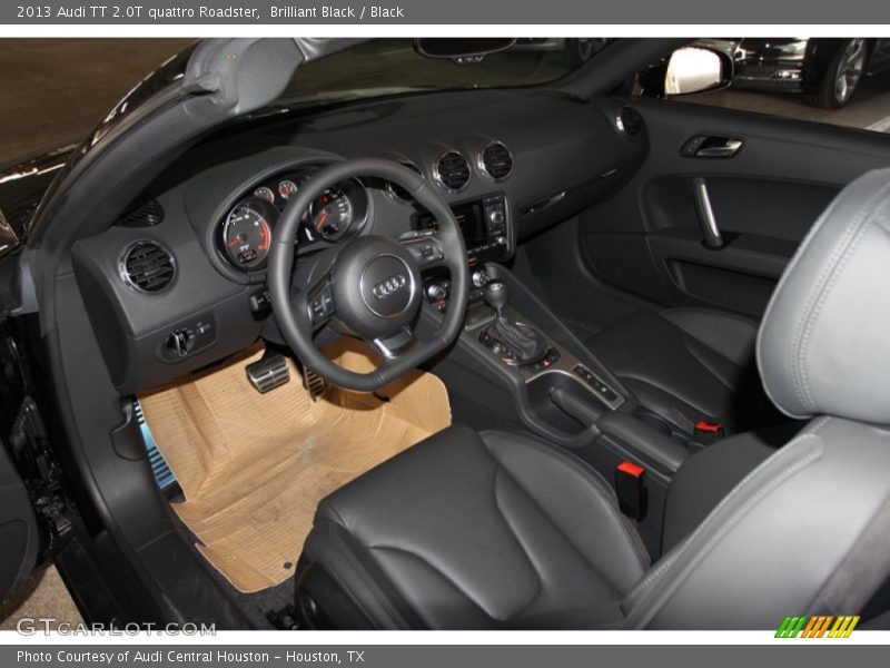 Brilliant Black / Black 2013 Audi TT 2.0T quattro Roadster