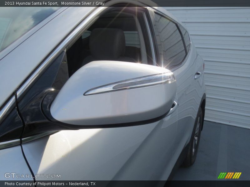 Moonstone Silver / Gray 2013 Hyundai Santa Fe Sport