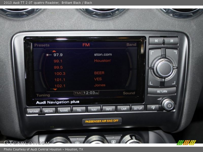 Controls of 2013 TT 2.0T quattro Roadster