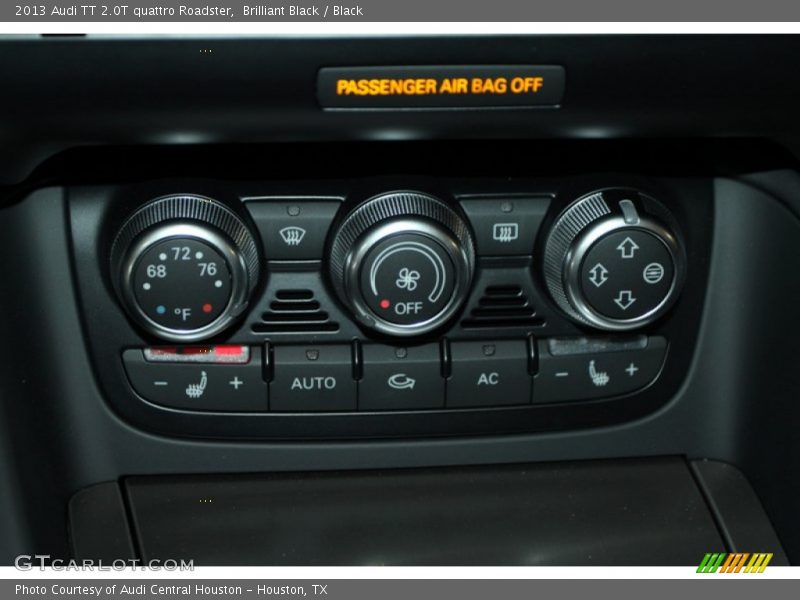 Controls of 2013 TT 2.0T quattro Roadster