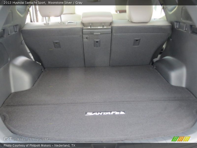 Moonstone Silver / Gray 2013 Hyundai Santa Fe Sport