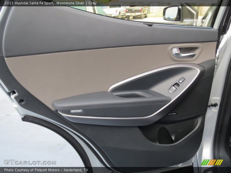 Moonstone Silver / Gray 2013 Hyundai Santa Fe Sport