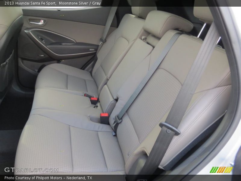 Moonstone Silver / Gray 2013 Hyundai Santa Fe Sport