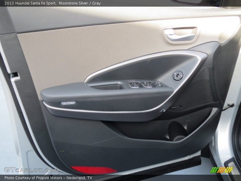 Moonstone Silver / Gray 2013 Hyundai Santa Fe Sport