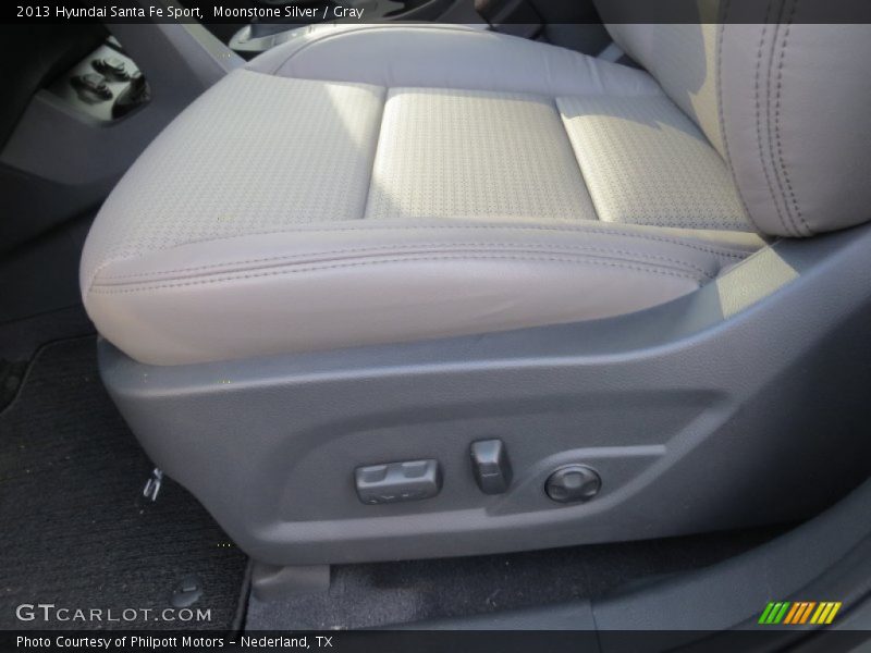 Moonstone Silver / Gray 2013 Hyundai Santa Fe Sport