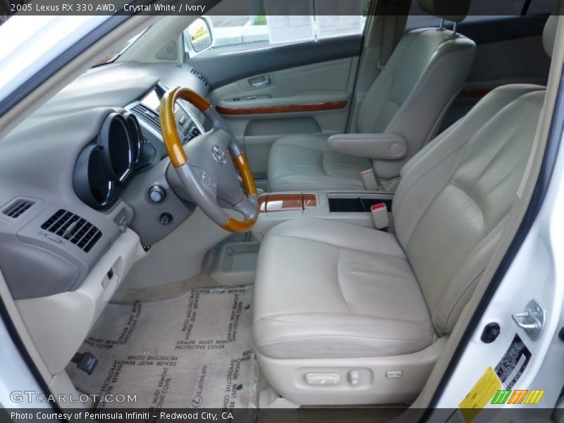 Crystal White / Ivory 2005 Lexus RX 330 AWD