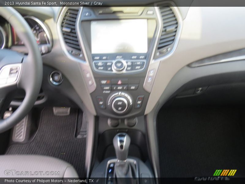 Moonstone Silver / Gray 2013 Hyundai Santa Fe Sport