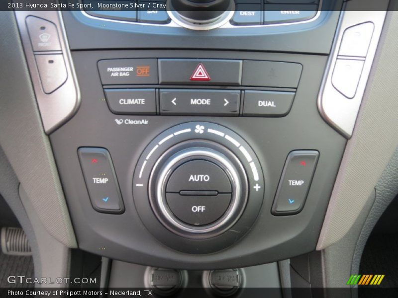Moonstone Silver / Gray 2013 Hyundai Santa Fe Sport