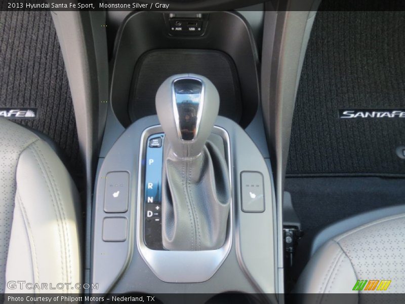 Moonstone Silver / Gray 2013 Hyundai Santa Fe Sport