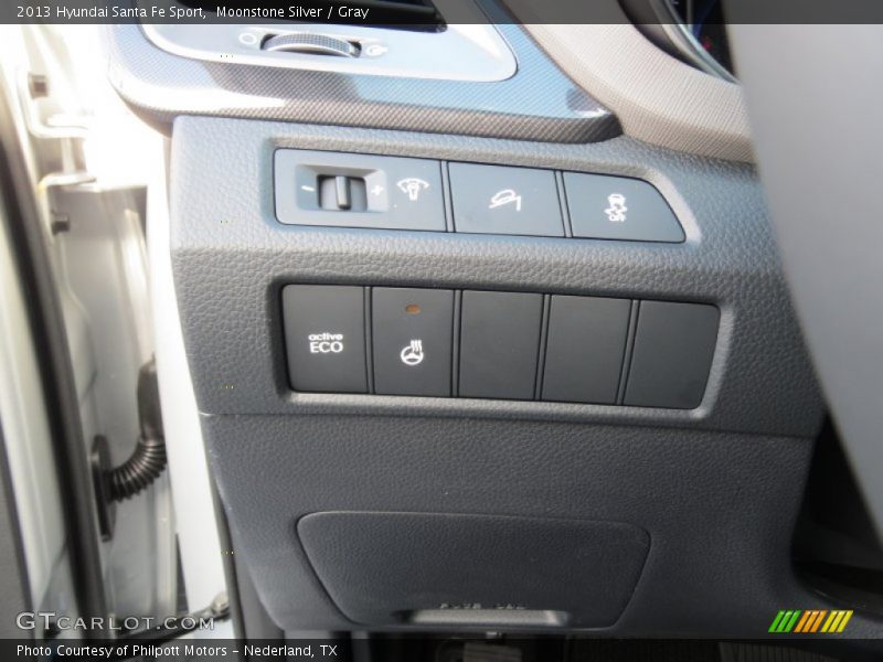 Moonstone Silver / Gray 2013 Hyundai Santa Fe Sport