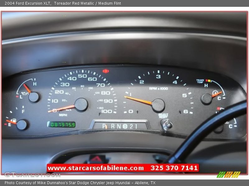 Toreador Red Metallic / Medium Flint 2004 Ford Excursion XLT