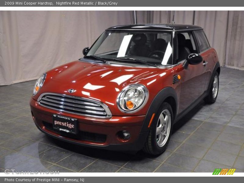 Nightfire Red Metallic / Black/Grey 2009 Mini Cooper Hardtop