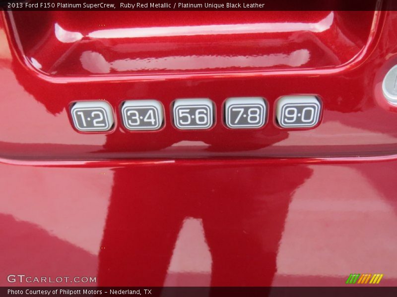 Ruby Red Metallic / Platinum Unique Black Leather 2013 Ford F150 Platinum SuperCrew