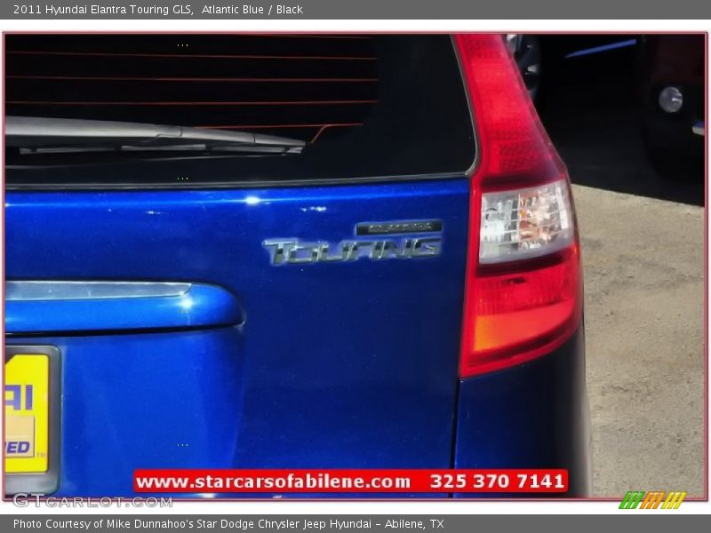 Atlantic Blue / Black 2011 Hyundai Elantra Touring GLS