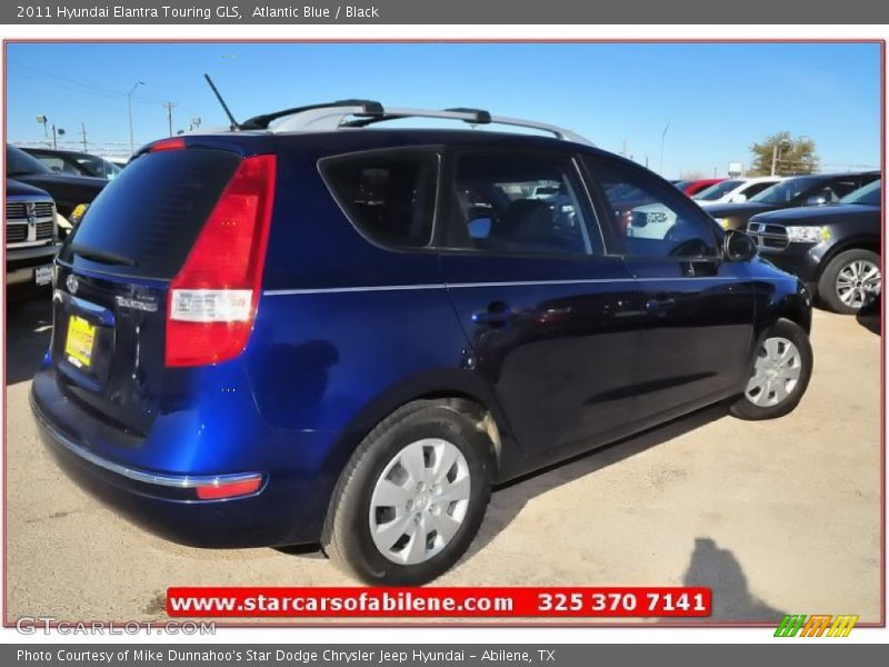 Atlantic Blue / Black 2011 Hyundai Elantra Touring GLS