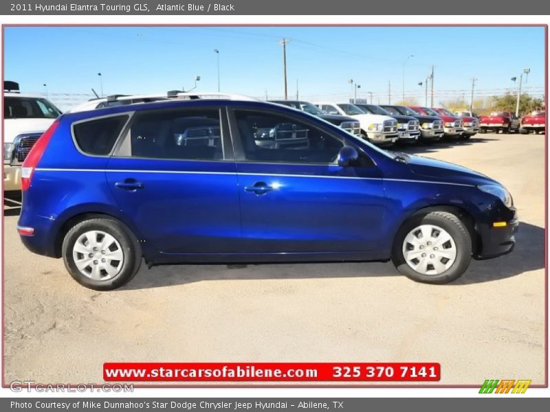 Atlantic Blue / Black 2011 Hyundai Elantra Touring GLS