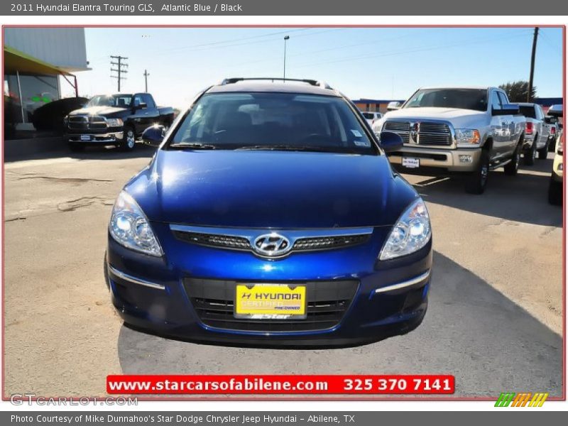 Atlantic Blue / Black 2011 Hyundai Elantra Touring GLS