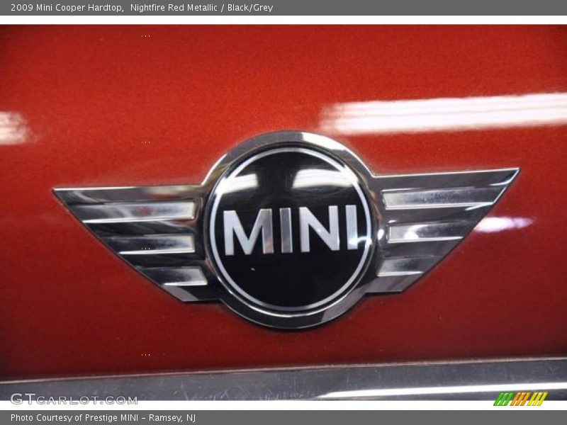 Nightfire Red Metallic / Black/Grey 2009 Mini Cooper Hardtop