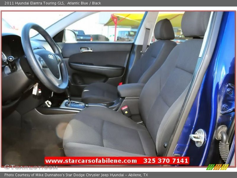 Atlantic Blue / Black 2011 Hyundai Elantra Touring GLS