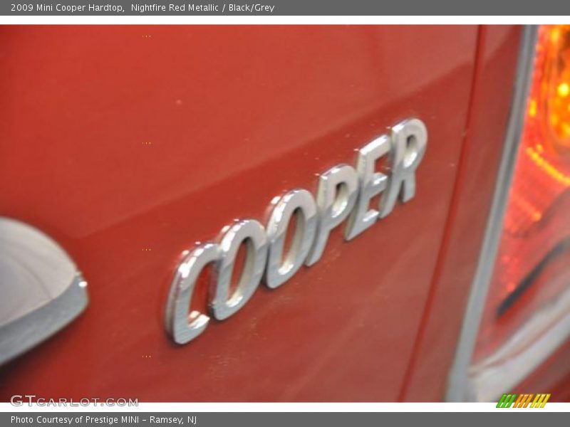 Nightfire Red Metallic / Black/Grey 2009 Mini Cooper Hardtop