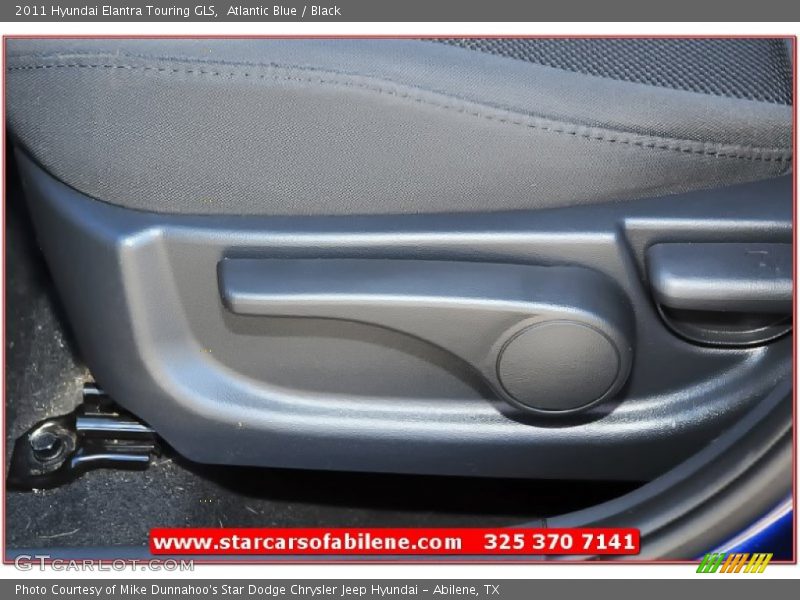 Atlantic Blue / Black 2011 Hyundai Elantra Touring GLS