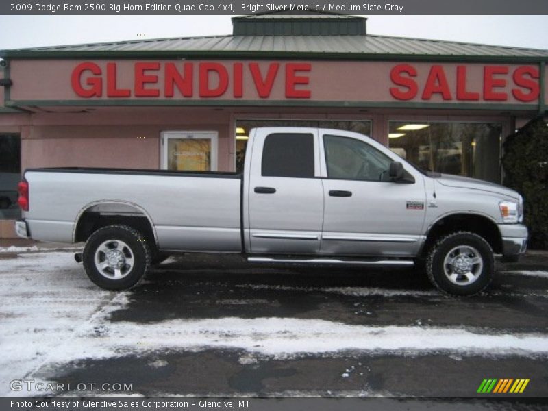 Bright Silver Metallic / Medium Slate Gray 2009 Dodge Ram 2500 Big Horn Edition Quad Cab 4x4