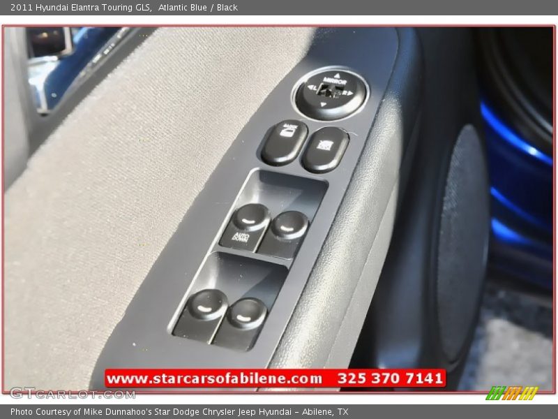 Atlantic Blue / Black 2011 Hyundai Elantra Touring GLS