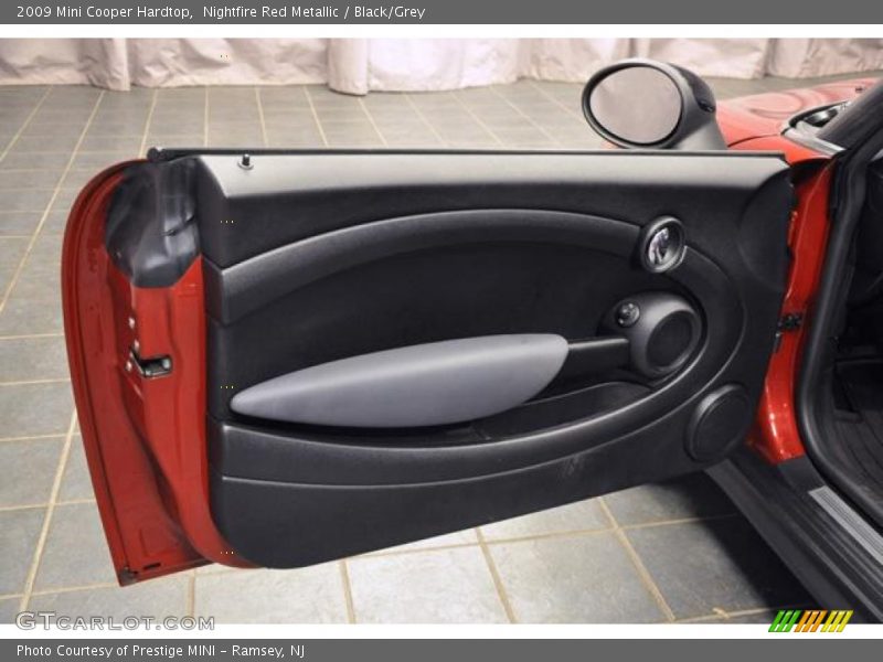 Nightfire Red Metallic / Black/Grey 2009 Mini Cooper Hardtop