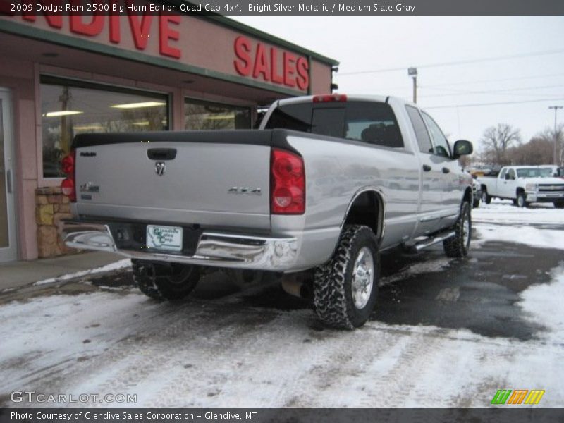 Bright Silver Metallic / Medium Slate Gray 2009 Dodge Ram 2500 Big Horn Edition Quad Cab 4x4