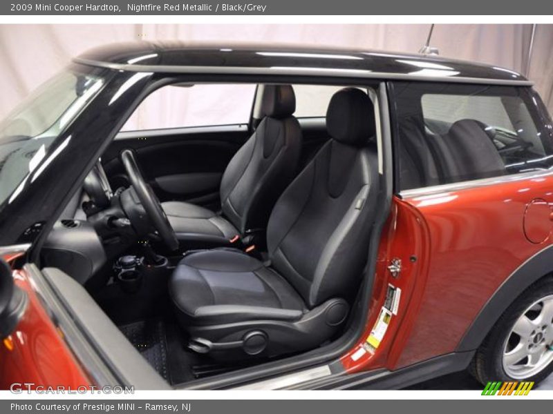 Nightfire Red Metallic / Black/Grey 2009 Mini Cooper Hardtop