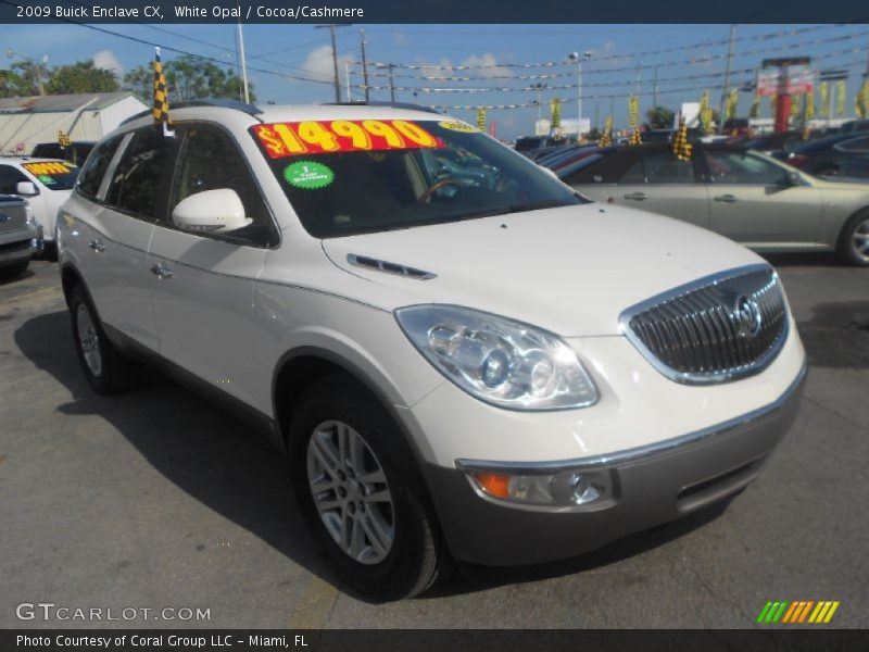 White Opal / Cocoa/Cashmere 2009 Buick Enclave CX