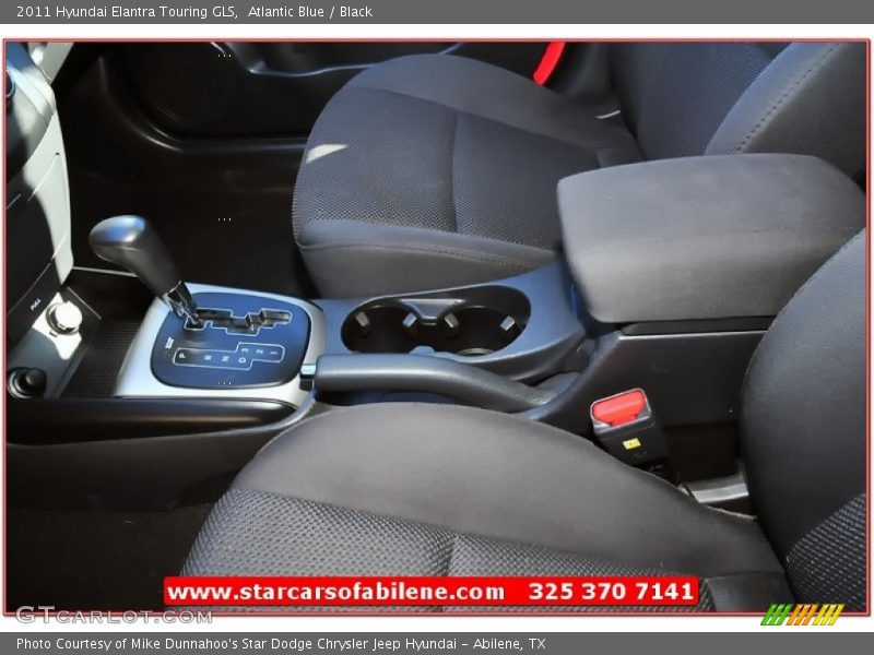 Atlantic Blue / Black 2011 Hyundai Elantra Touring GLS