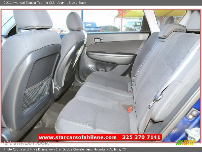 Atlantic Blue / Black 2011 Hyundai Elantra Touring GLS