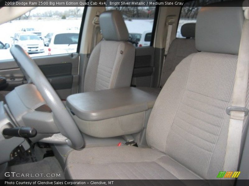 Bright Silver Metallic / Medium Slate Gray 2009 Dodge Ram 2500 Big Horn Edition Quad Cab 4x4