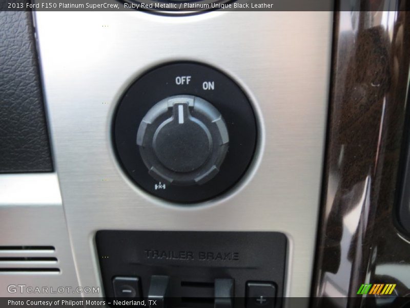 Ruby Red Metallic / Platinum Unique Black Leather 2013 Ford F150 Platinum SuperCrew