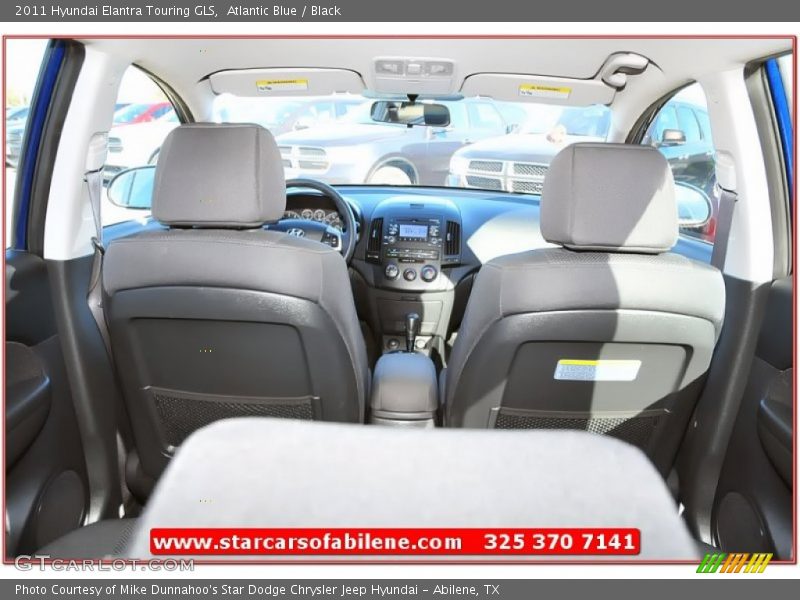 Atlantic Blue / Black 2011 Hyundai Elantra Touring GLS