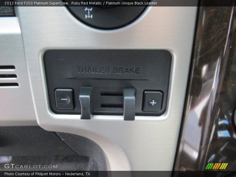 Ruby Red Metallic / Platinum Unique Black Leather 2013 Ford F150 Platinum SuperCrew