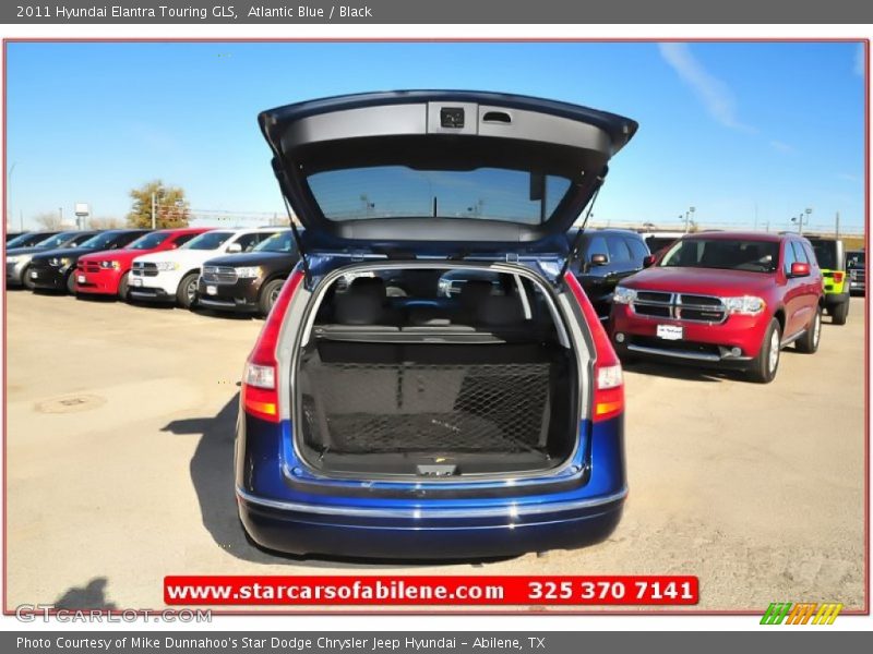 Atlantic Blue / Black 2011 Hyundai Elantra Touring GLS