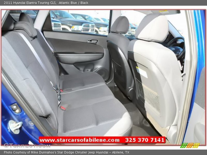 Atlantic Blue / Black 2011 Hyundai Elantra Touring GLS