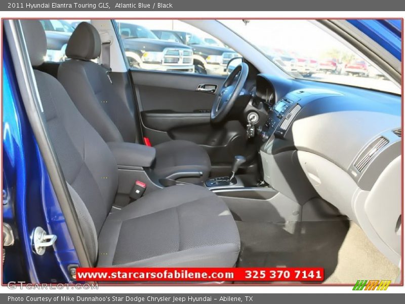 Atlantic Blue / Black 2011 Hyundai Elantra Touring GLS